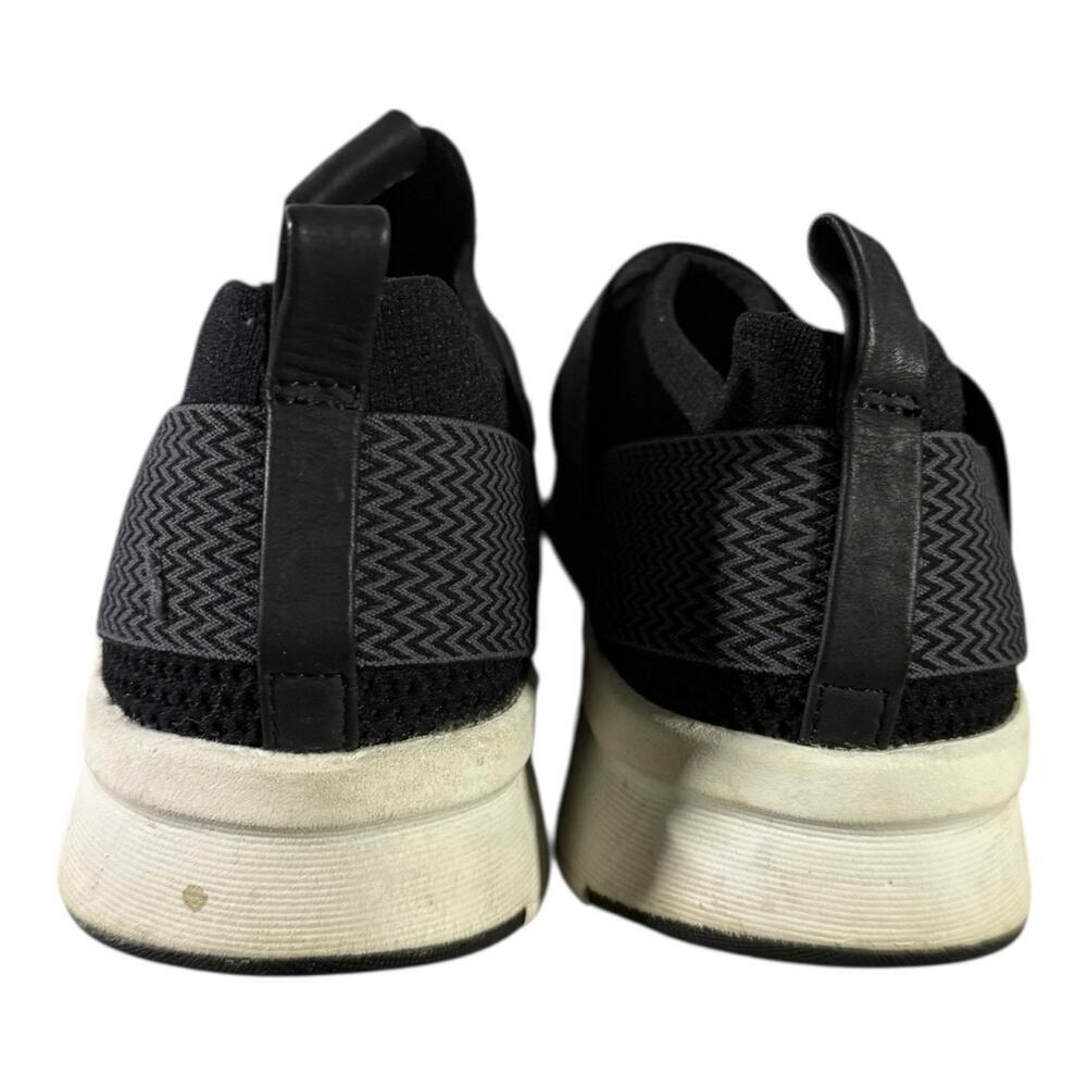 Mark Nason Women’s Knit Sneakers Size 8 Comfort Slip On Black White - Picture 5 of 8